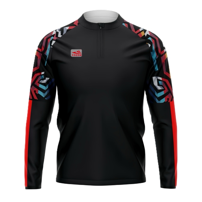 Smart-Casual Half-Zip Top