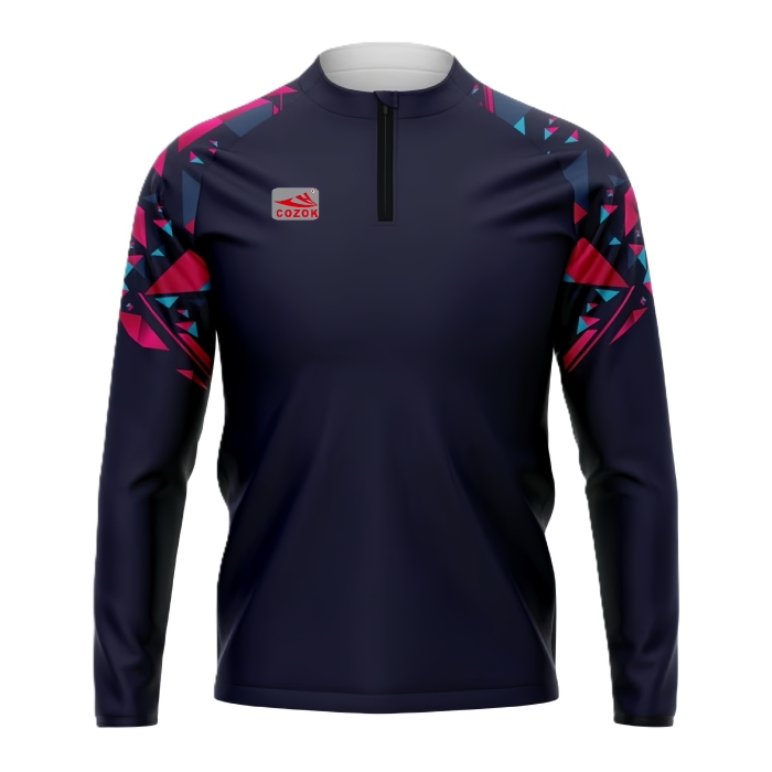 Smart-Casual Half-Zip Top