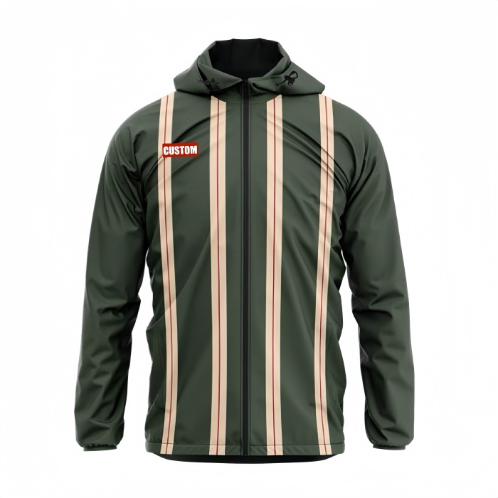 Embroidered Custom Jacket with Hood