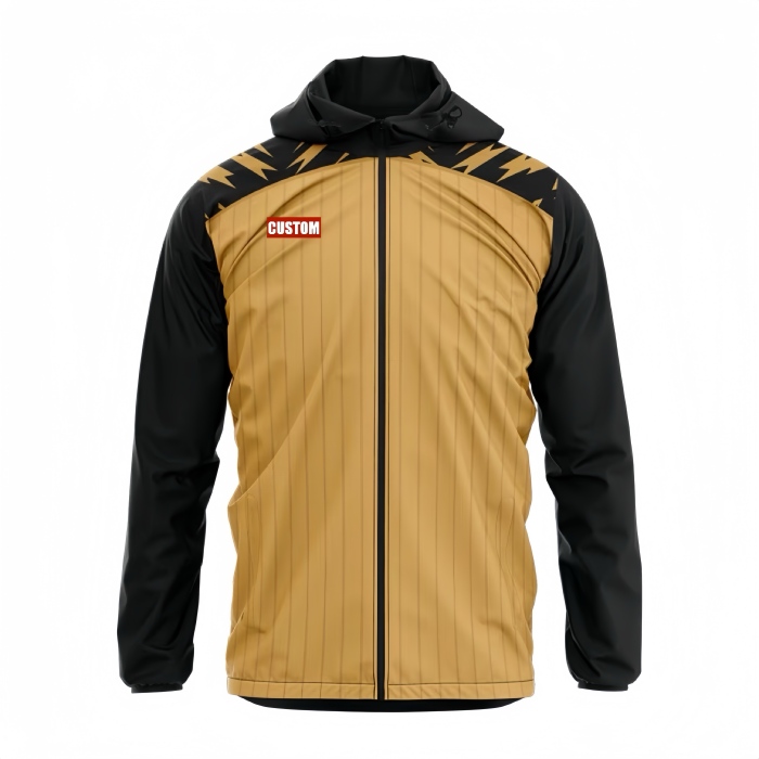 Embroidered Custom Jacket with Hood