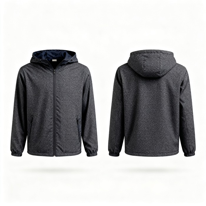 Minimalist Custom Zip Hoodie Jacket