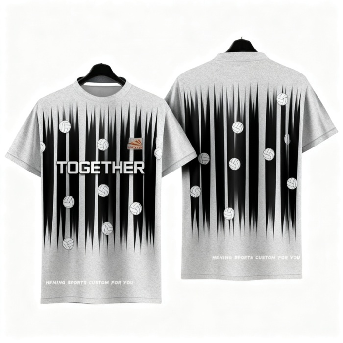 Colorful Printed Volleyball Jersey