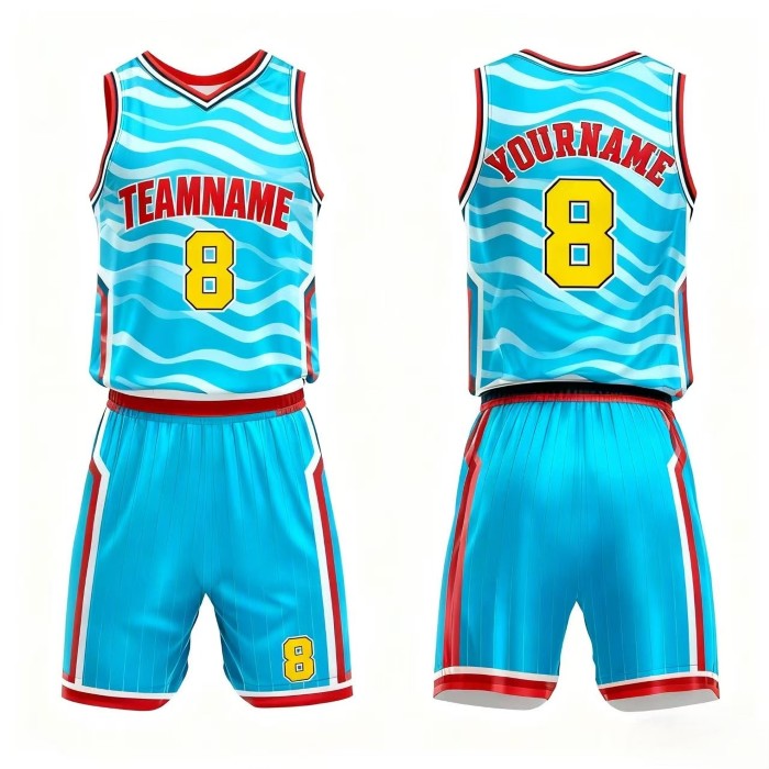Custom Name Basketball Jersey Breathable Skin-Friendly