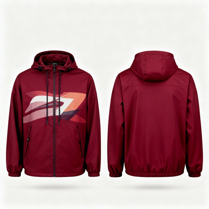 Versatile Custom Hoodie Jacket