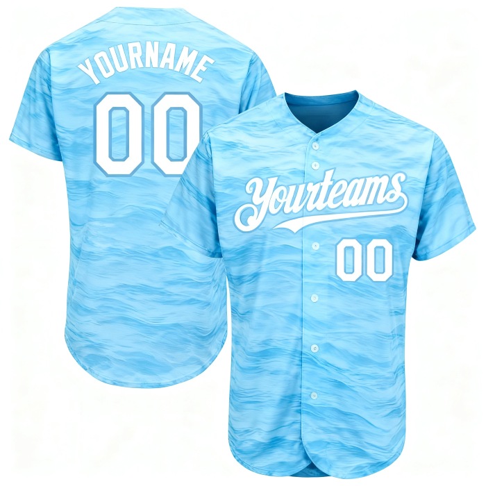 Color Block Personalized Baseball Jersey