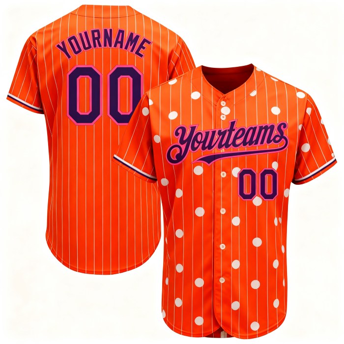 Classic Stripe Custom Baseball Jersey